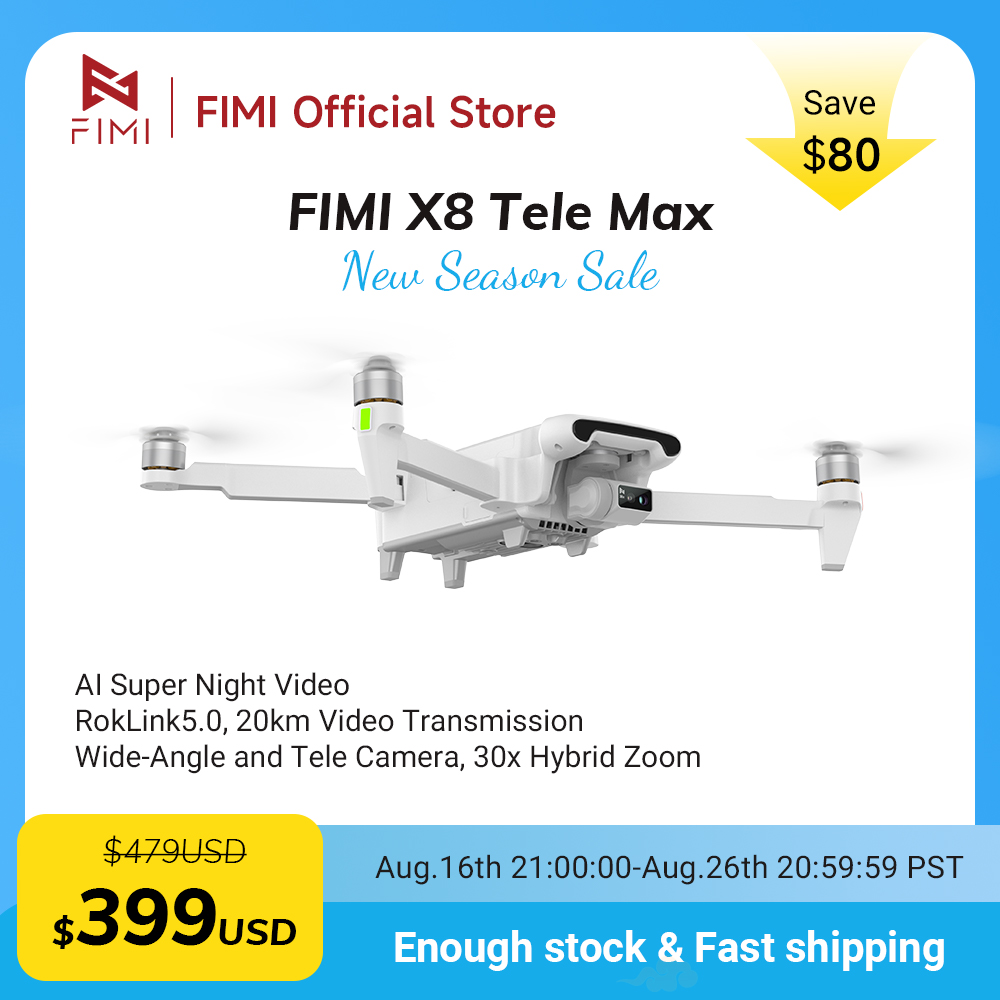 FIMI X8 Tele Max New Drone Wid - огляд і ціна Drone Thermal Imaging