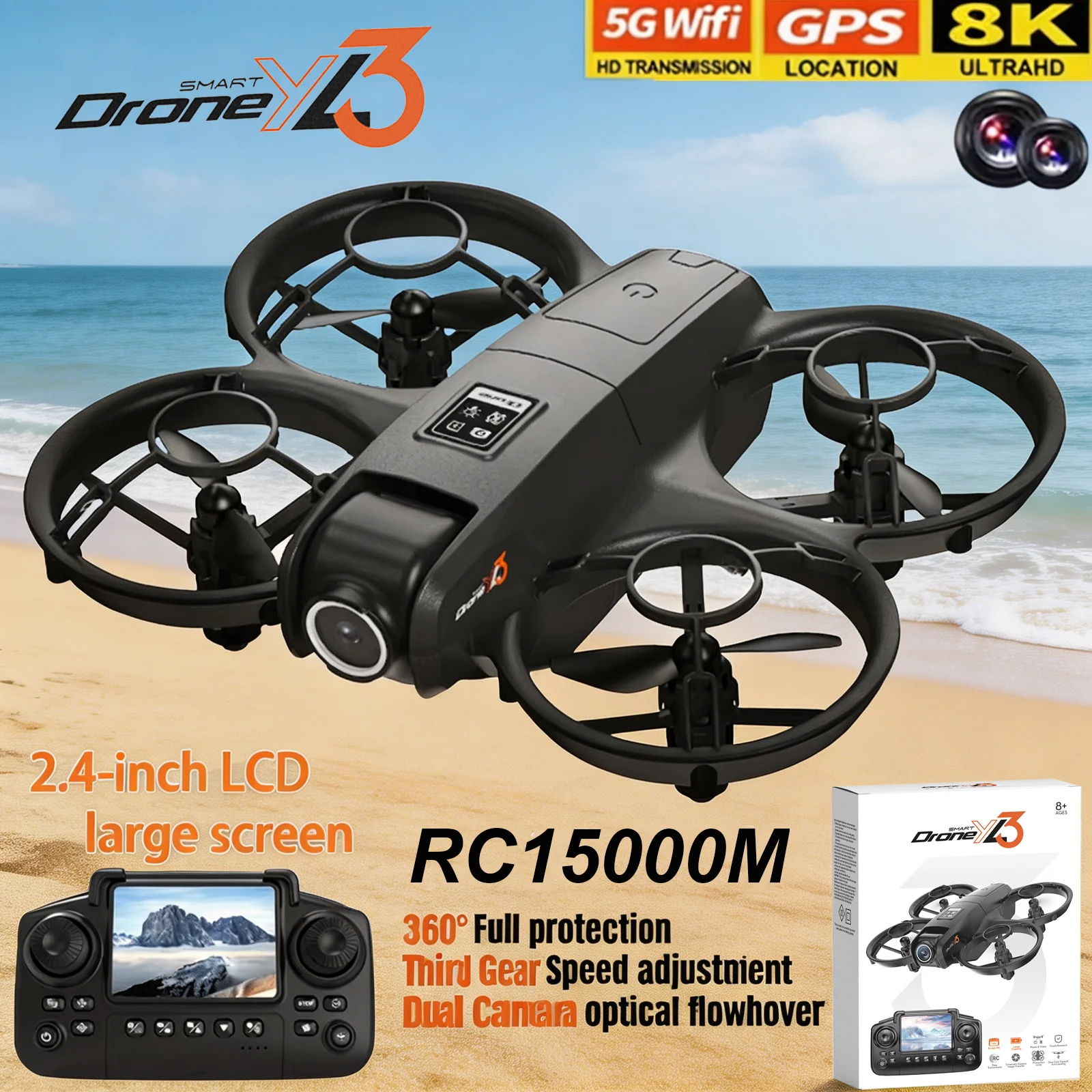 New YL3 RC Drone 8K 1080P Wide - огляд і ціна Drone Photogrammetry